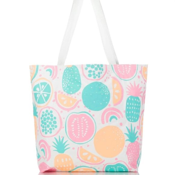 Aloha Collection Reversible Tote, Luau Punch, neon/white - Picture 2 of 5